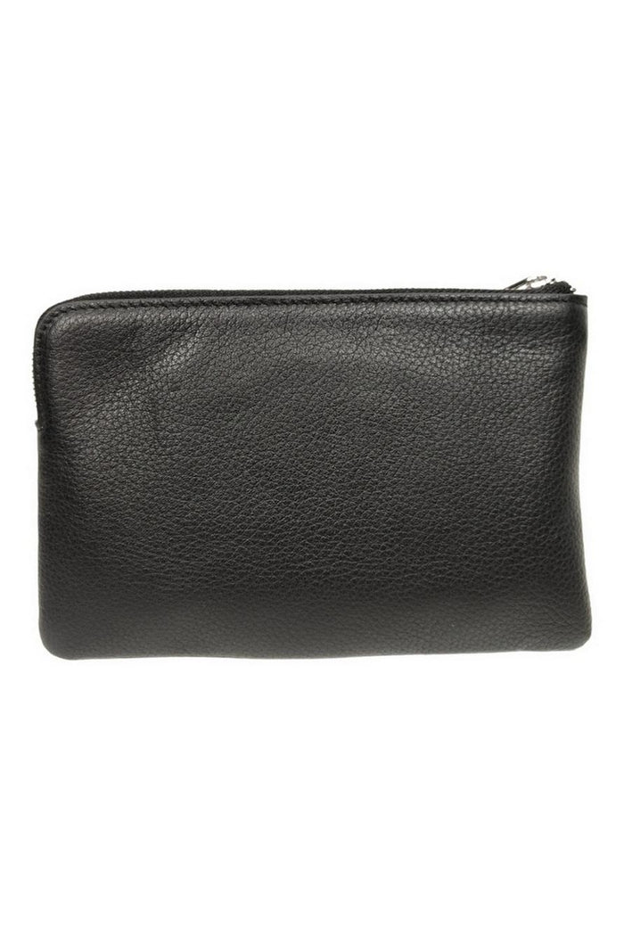 Portacarte donna in pelle nero