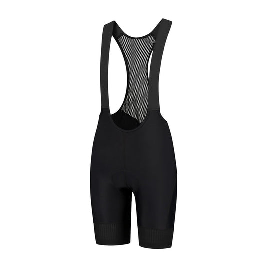 Rogelli Power korte fietsbroek dames zwart voorkant.