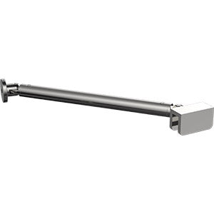 Purity Showerscreens adjustable arm bracket SMALL ARM BRACKET - Chrome - Image 1