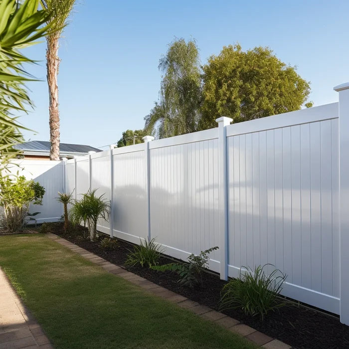 PVC - Full Privacy Fencing Panel Kit 2388mm wide x 1800mm high. (Posts Purchased Separately) - Image 1
