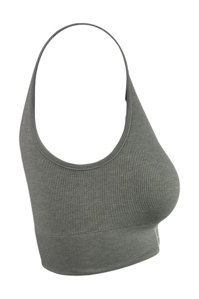 reggiseno sportivo donna grigio