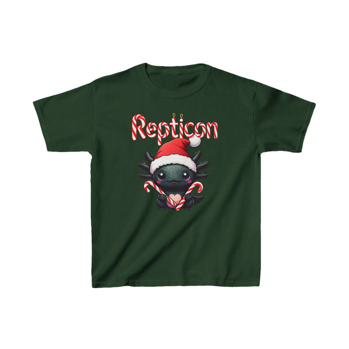 Repticon Kids Heavy Cotton™ Tee w/ Axolotl Santa