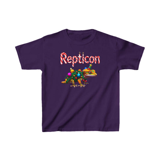 Repticon Kids Heavy Cotton™ Tee w/ Crested Gecko Christmas Tree