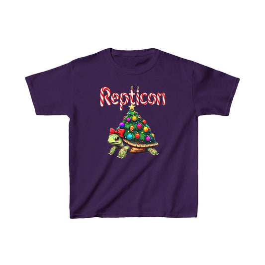 Repticon Kids Heavy Cotton™ Tee w/ Tortoise Christmas Tree