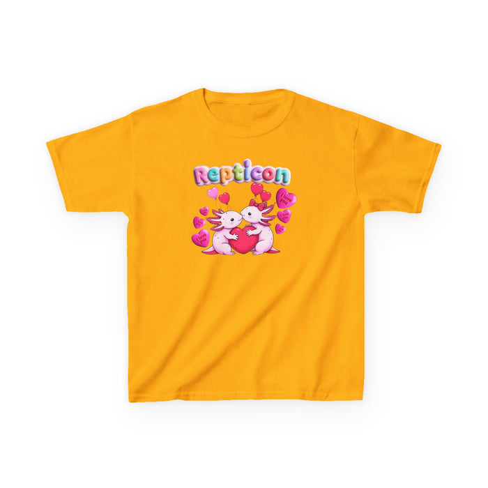 Repticon Kids Heavy Cotton™ Tee w/ Valentine Axolotls
