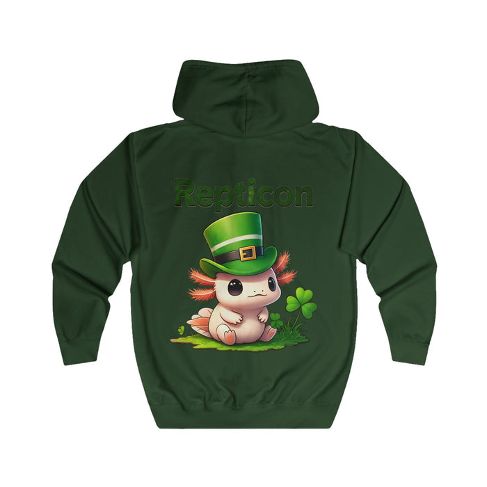Repticon Unisex Full Zip Hoodie w/ Axolotl