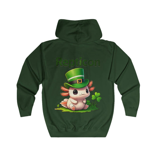 Repticon Unisex Full Zip Hoodie w/ Axolotl