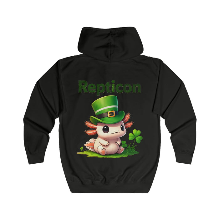 Repticon Unisex Full Zip Hoodie w/ Axolotl
