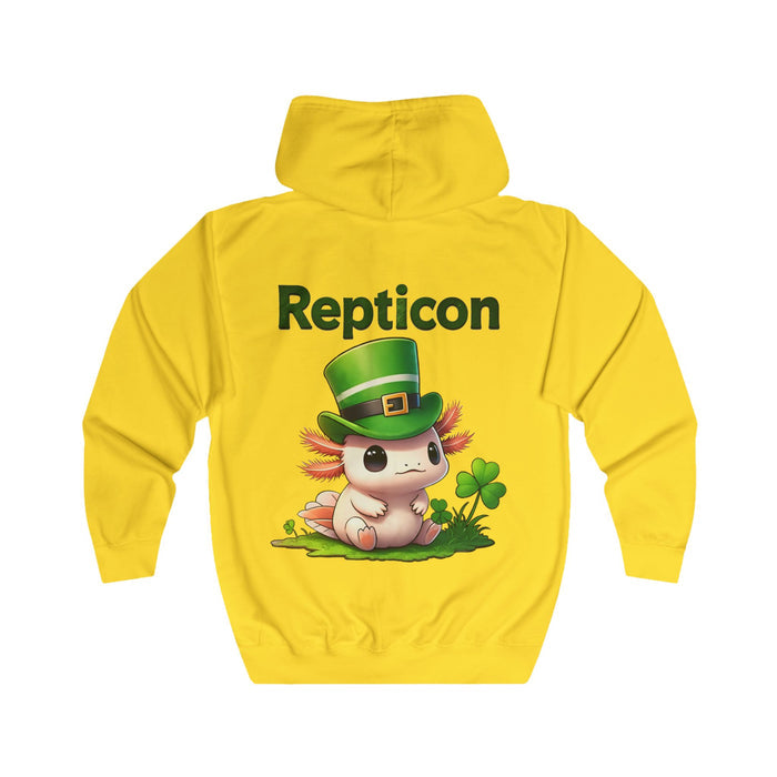Repticon Unisex Full Zip Hoodie w/ Axolotl