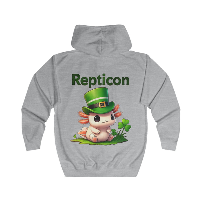 Repticon Unisex Full Zip Hoodie w/ Axolotl