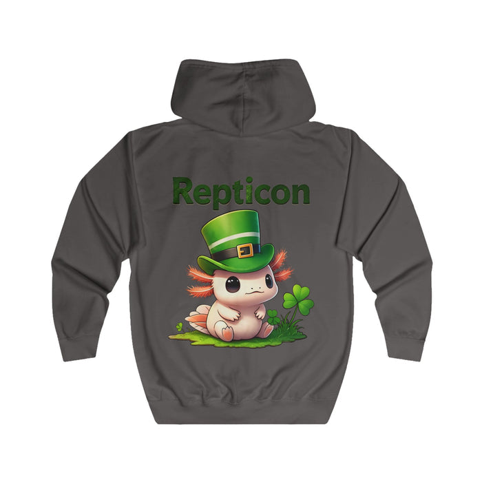 Repticon Unisex Full Zip Hoodie w/ Axolotl