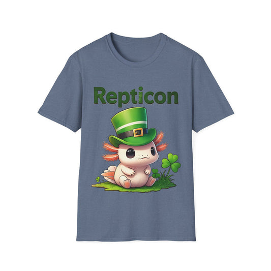 Repticon Unisex Softstyle T-Shirt w/ Axolotl