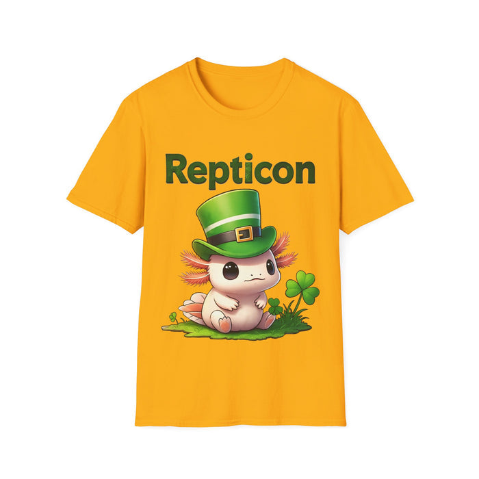 Repticon Unisex Softstyle T-Shirt w/ Axolotl