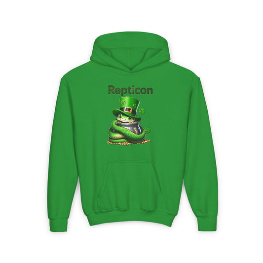 Repticon Youth Heavy Blend Hooded Sweatshirt w/ Snake
