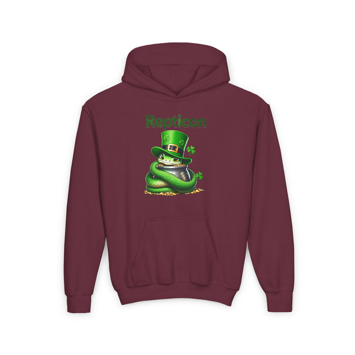 Repticon Youth Heavy Blend Hooded Sweatshirt w/ Snake