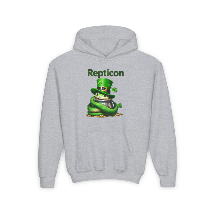 Repticon Youth Heavy Blend Hooded Sweatshirt w/ Snake