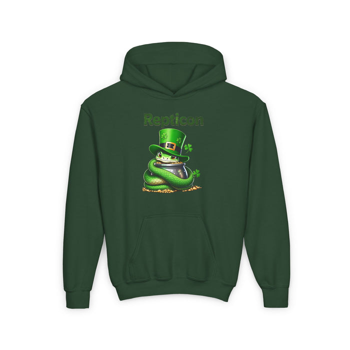 Repticon Youth Heavy Blend Hooded Sweatshirt w/ Snake
