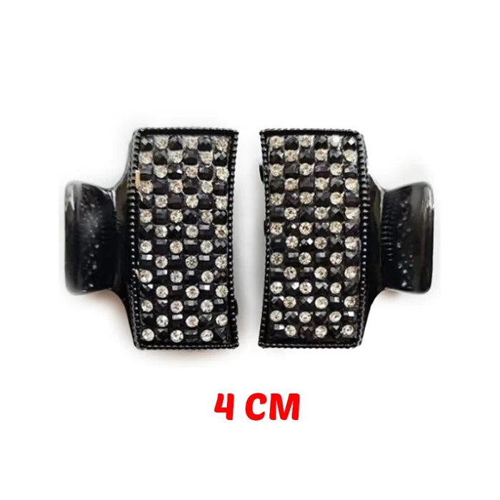 Rhinestone Hair Claw Clip - 4cm Small Claw