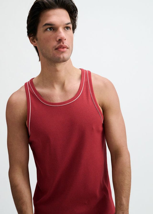 RIB STRETCH RINGER TANK W/ PIPING DETAIL