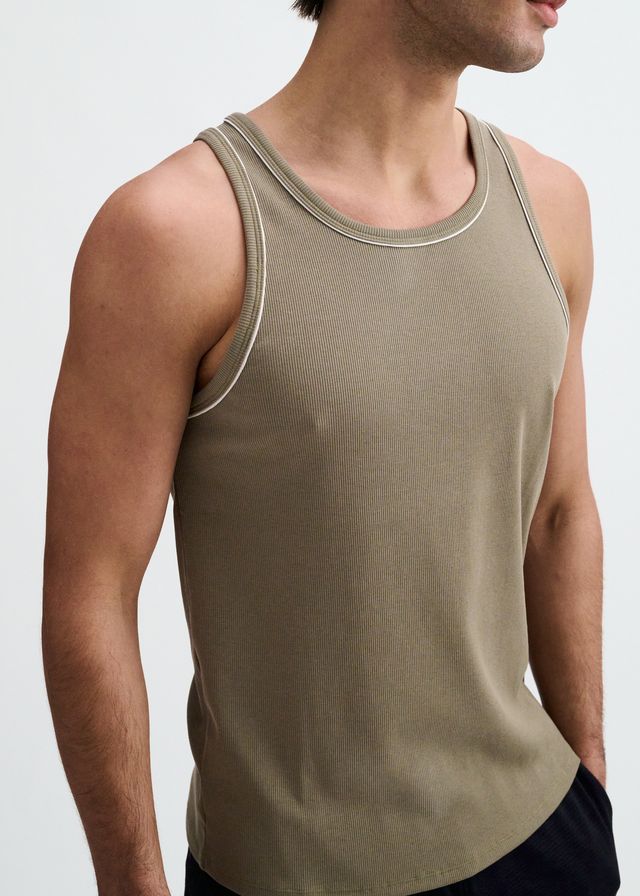 RIB STRETCH RINGER TANK W/ PIPING DETAIL