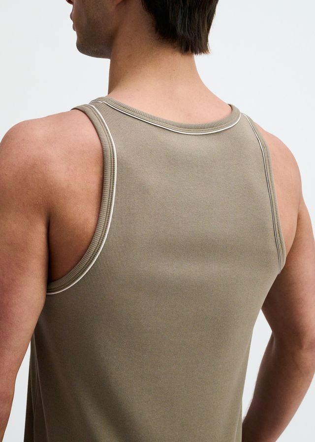 RIB STRETCH RINGER TANK W/ PIPING DETAIL