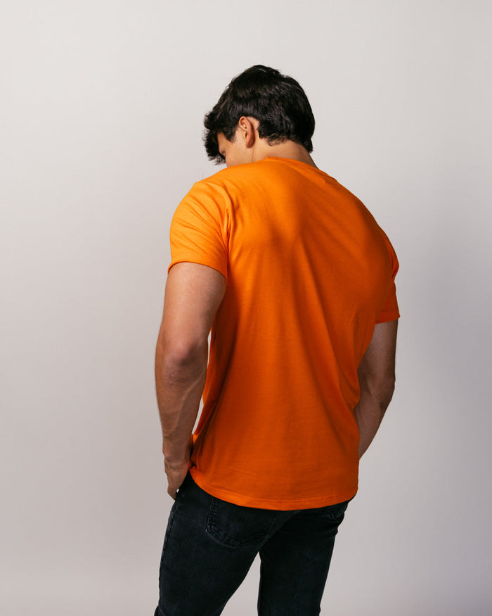 Orange Unisex T-Shirt Back