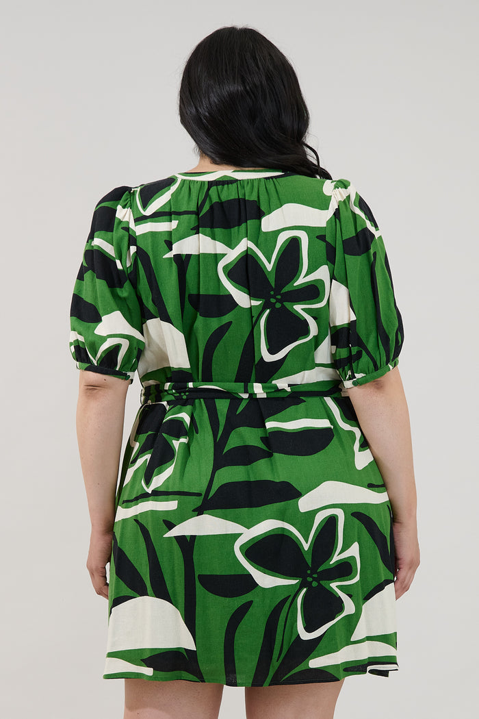 Samrie Shift Mini Dress Rainforest Curve