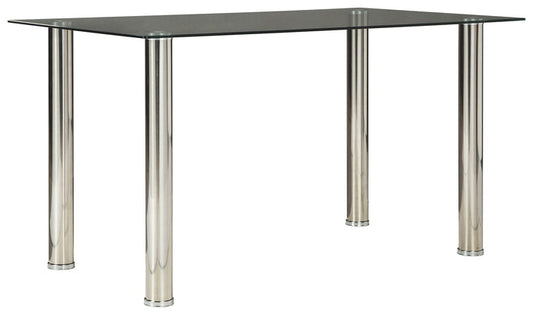 Sariden D170-125 Chrome Finish Rectangular Dining Room Table