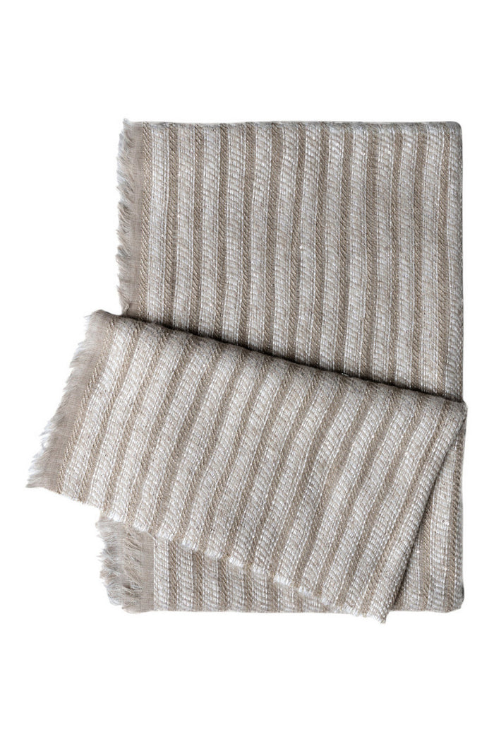 sciarpa a righe lurex