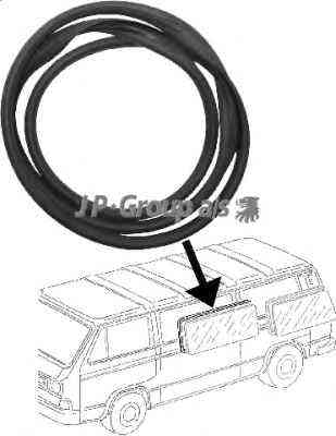 Seal for Middle Side Window on Vanagon