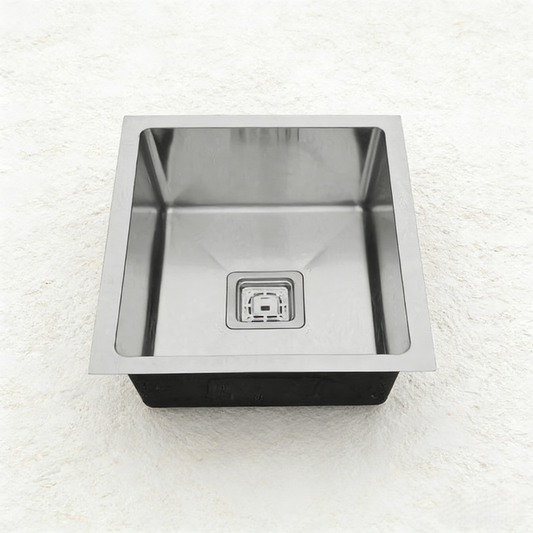 Seamless Metal Kitchen Basin 380*450*235mm