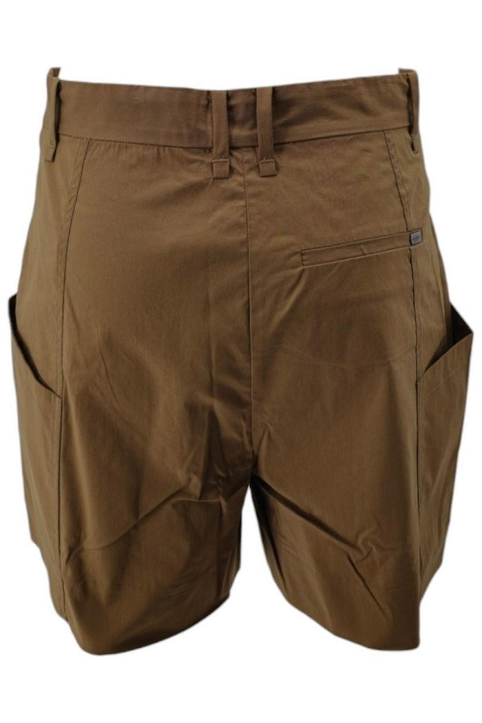 short donna in cotone kaki