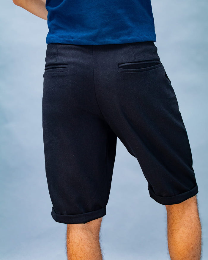 Short Noir Linen