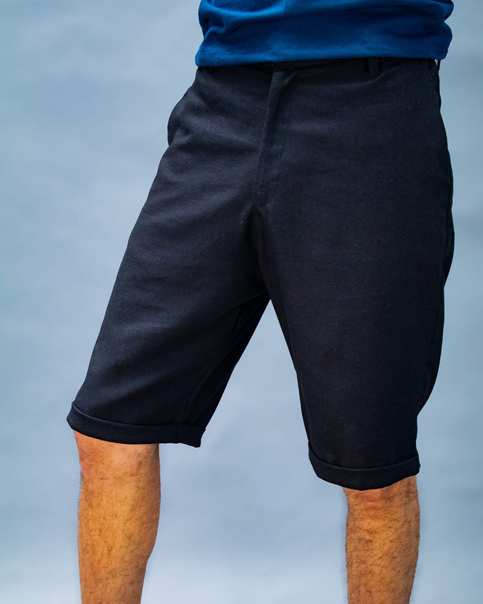 Short Noir Linen