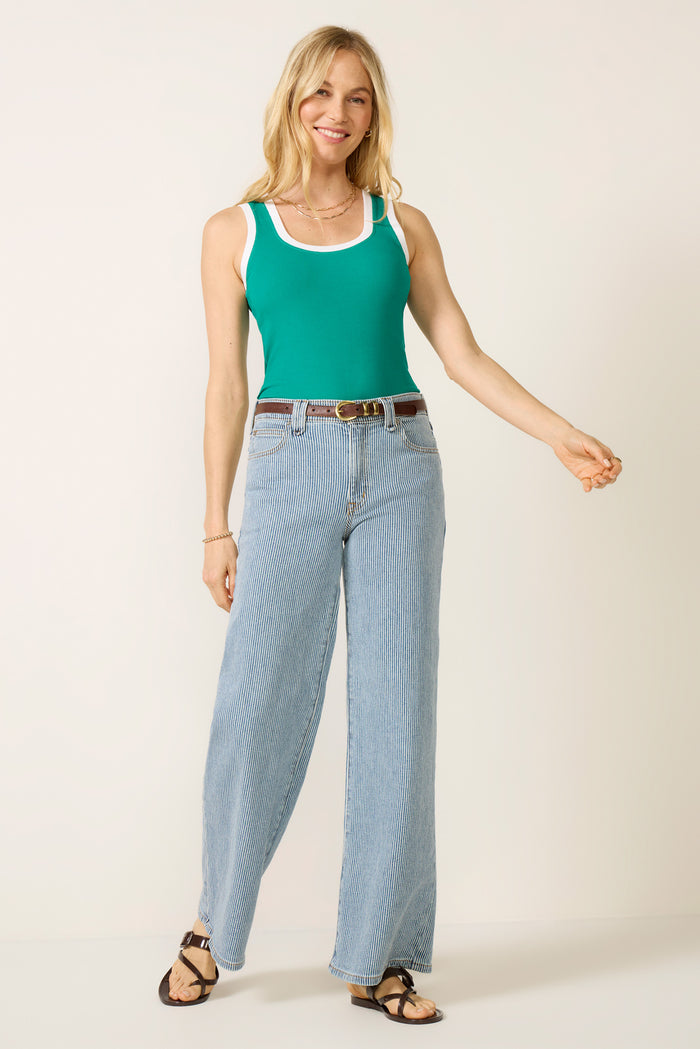 Sirena Colorblocked Rib Tank