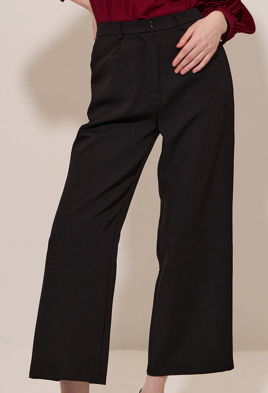 Smocked Back Pleat Trousers