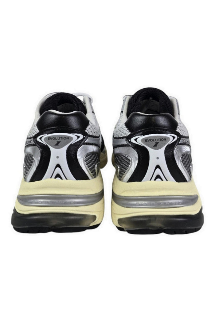 sneakers donna nero e argento