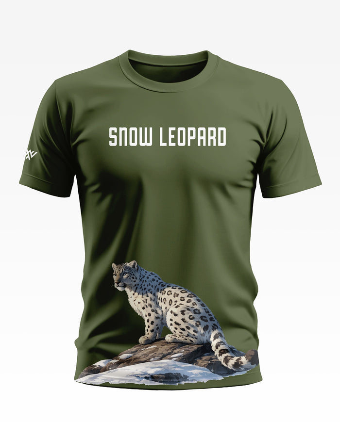 Snow Leopard Soft Cotton T-shirt