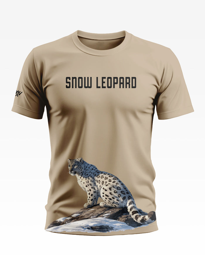 Snow Leopard Soft Cotton T-shirt