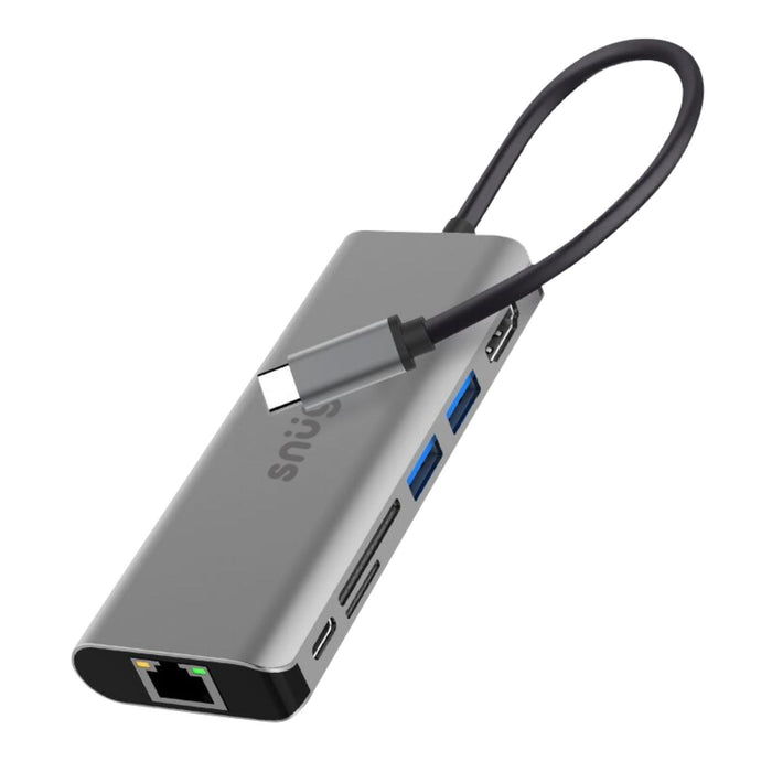 Snug 7 Port Multifuntion Hub With USB Type-C Connector