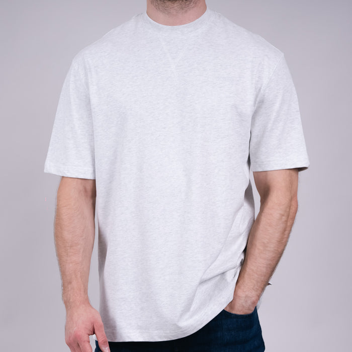 Strathy Half Sleeve T-Shirt - Silver Marl