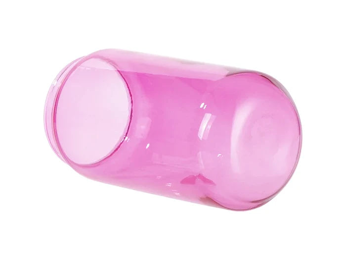 Sublimation Blanks 18oz/550ml Full Color Can Glass Mug with Straw(Purple)