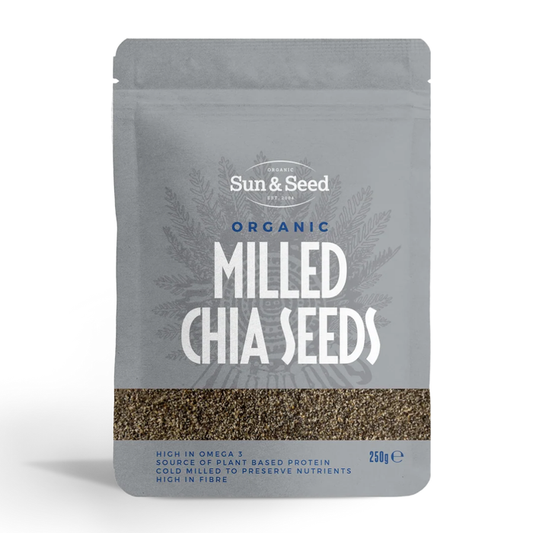 Sun & Seed Organic Raw Milled Chia Seeds 250g