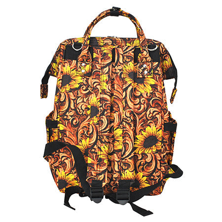 Sunlit Flourish NGIL Diaper Bag/Travel Backpack