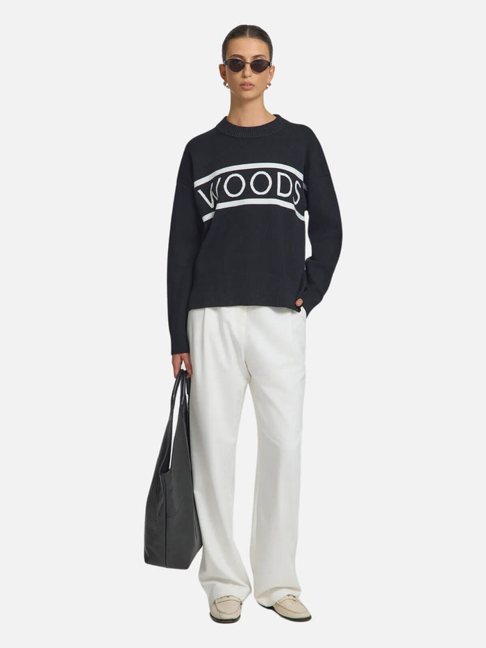 Viktoria & Woods | Supercross Knit - Black/Ivory | Perlu