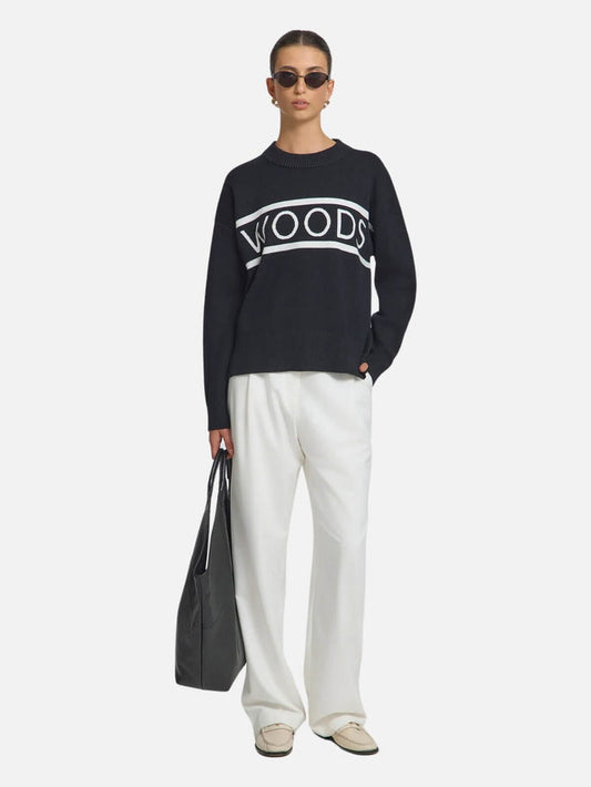 Viktoria & Woods | Supercross Knit - Black/Ivory | Perlu
