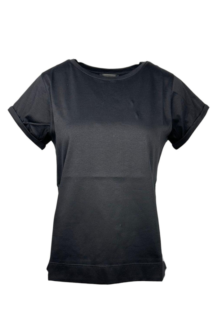 t-s donna mezza manica nero