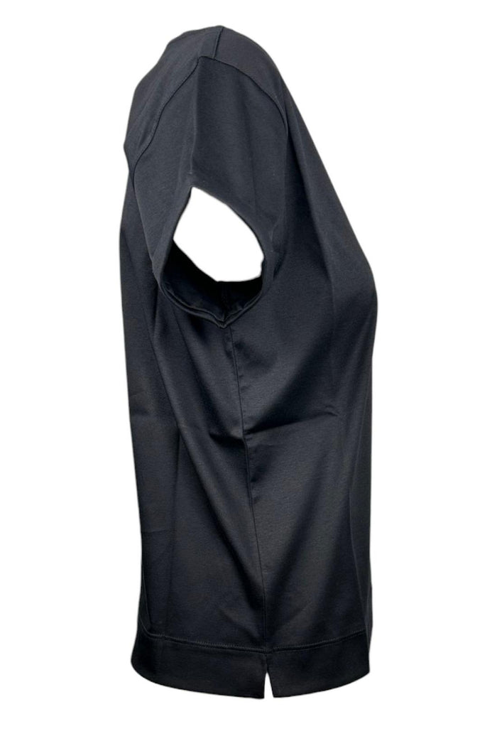 t-s donna mezza manica nero
