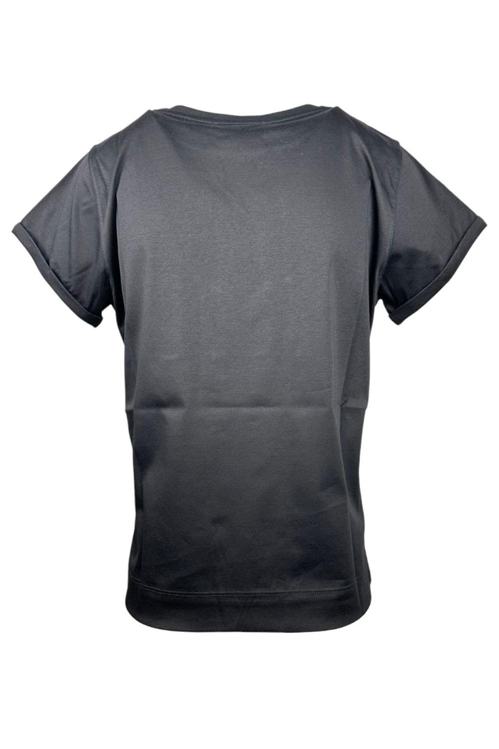 t-s donna mezza manica nero