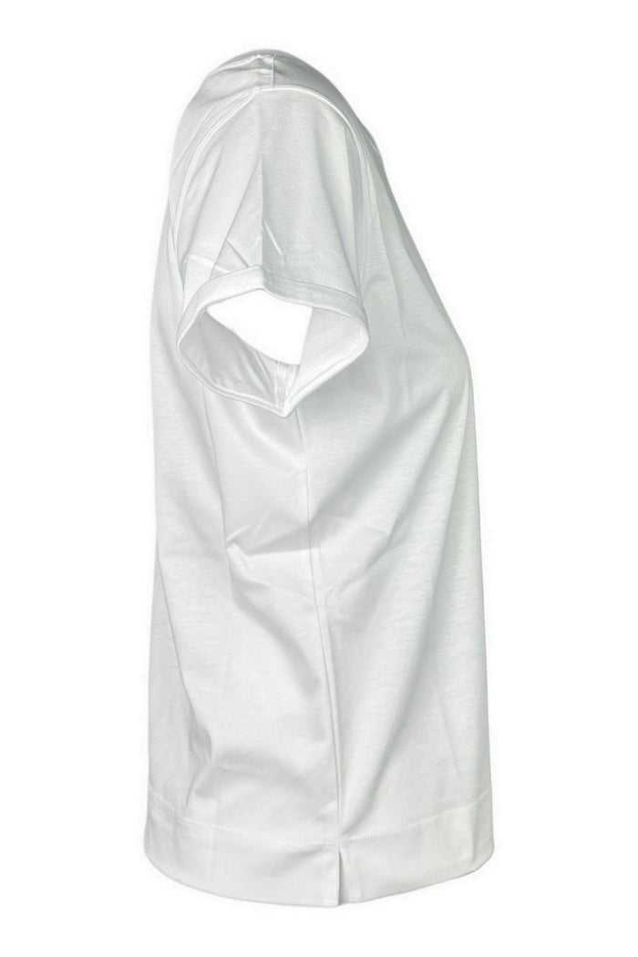 t-shirt donna manica corta bianco
